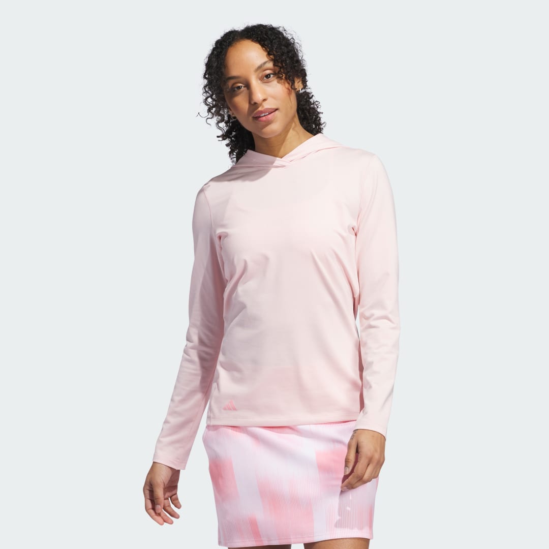 adidas Performance Golf Hoodie Golf A/2XS Women Sandy Pink