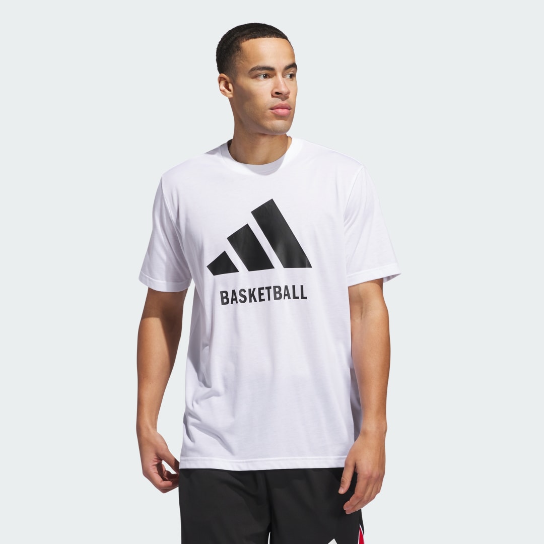 adidas adidas Basketball Tee Basketball XS Men White
