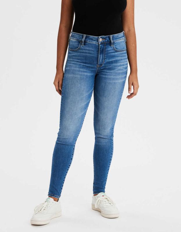 AE Ne(x)t Level High Waisted Jegging - Fresh Bright, 10 