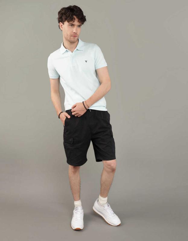 AE Slim Fit Flex Pique Polo Shirt - Vitamin Sea, XXL 