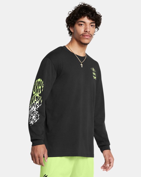 Curry Verbiage Heavyweight Men's Long Sleeve