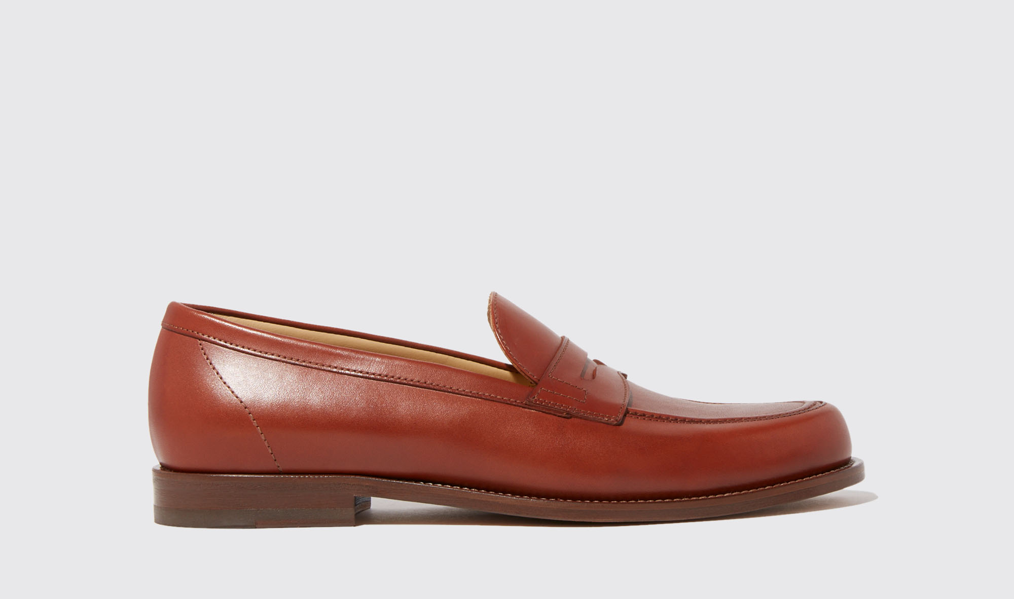 Scarosso Austin Cognac Edit - Man Loafers & Flats Cognac - Calf 46