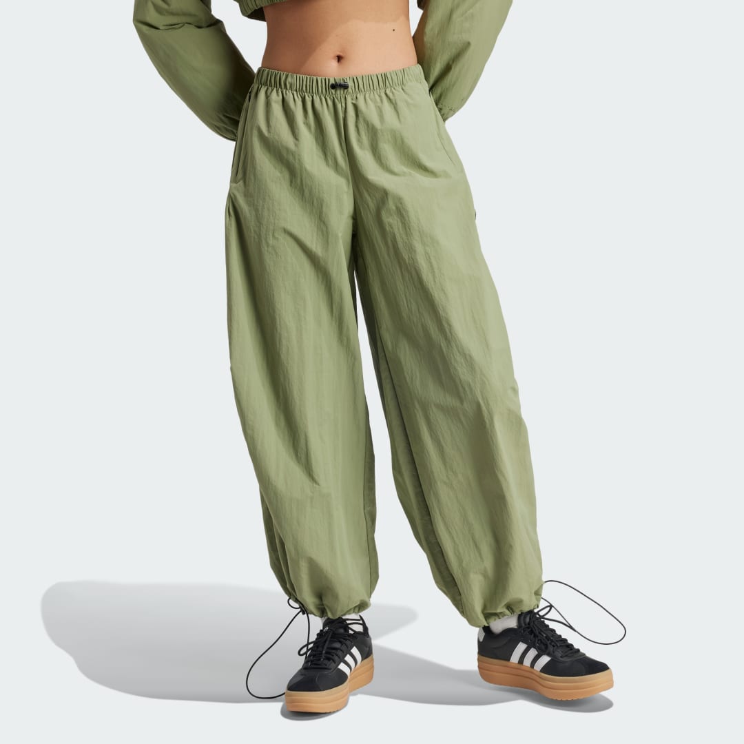 adidas City Escape Woven Parachute Pants Lifestyle 2XSS,S/S,M/S,L/S,XL/S,2XLS,2XS,S,M,L,XL,2XL,A/2XS,A/XS,A/S,A/M,A/L,A/XL,A2XL Women Tent Green