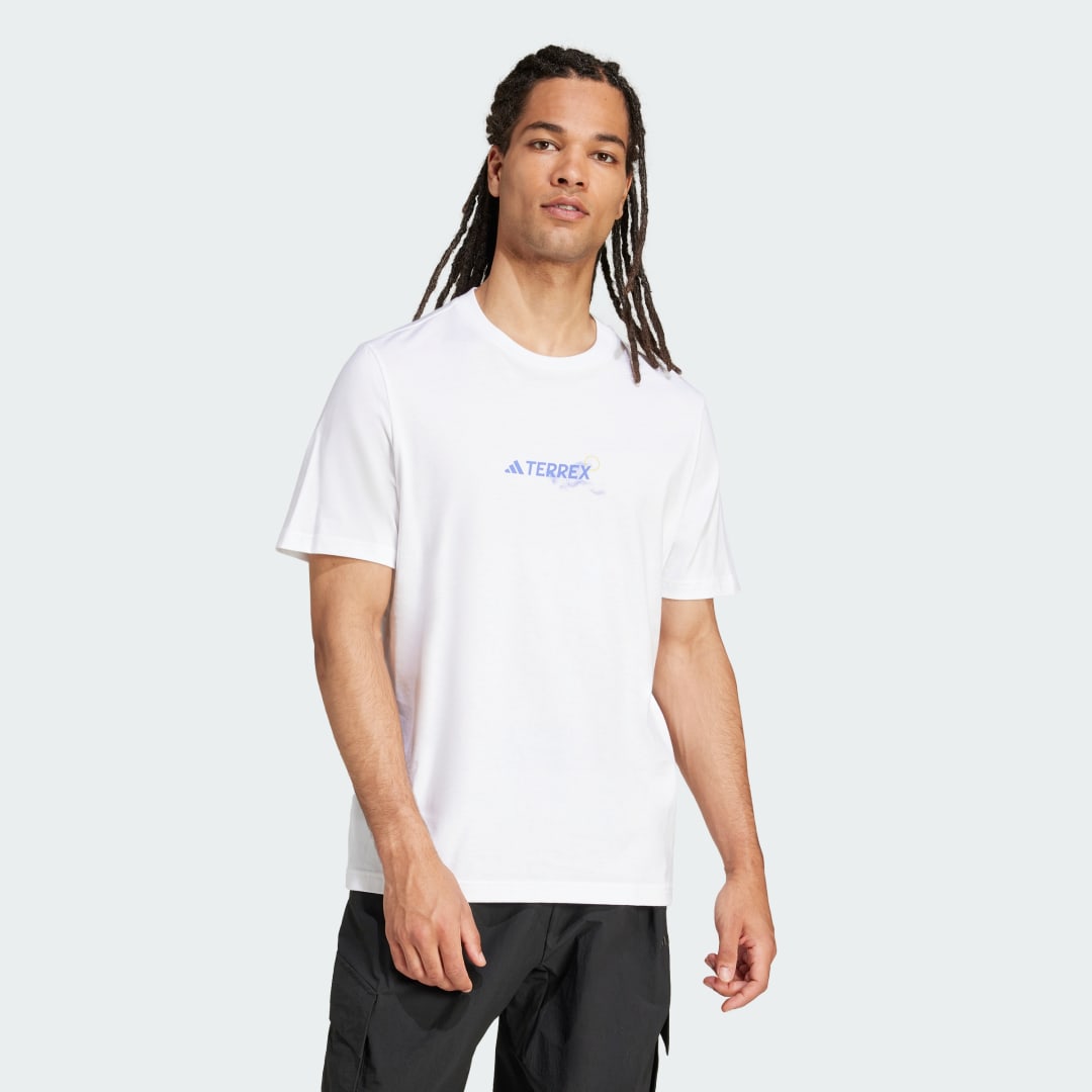 adidas Terrex Graphic Tee Hiking A/3XL Men White