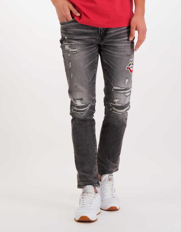 Kellogg's x AE AirFlex+ Patched Slim Jean - Black Wash, 29 X 30 