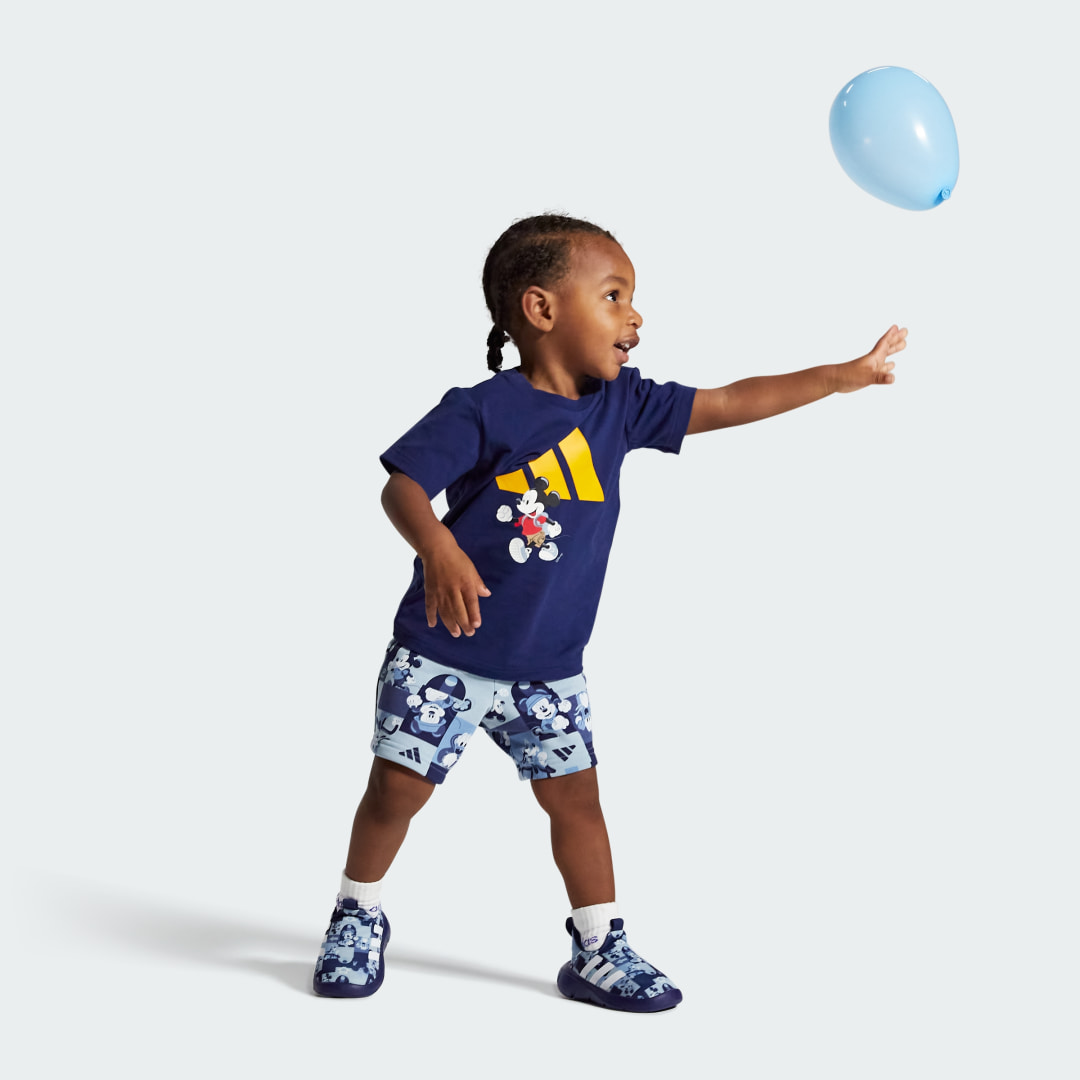 adidas ADIDAS DISNEY MICKEY MOUSE MONOFIT TRAINER SHOES INFANTS Lifestyle,Training 7-K Kids Wonder Blue / White / Dark Blue