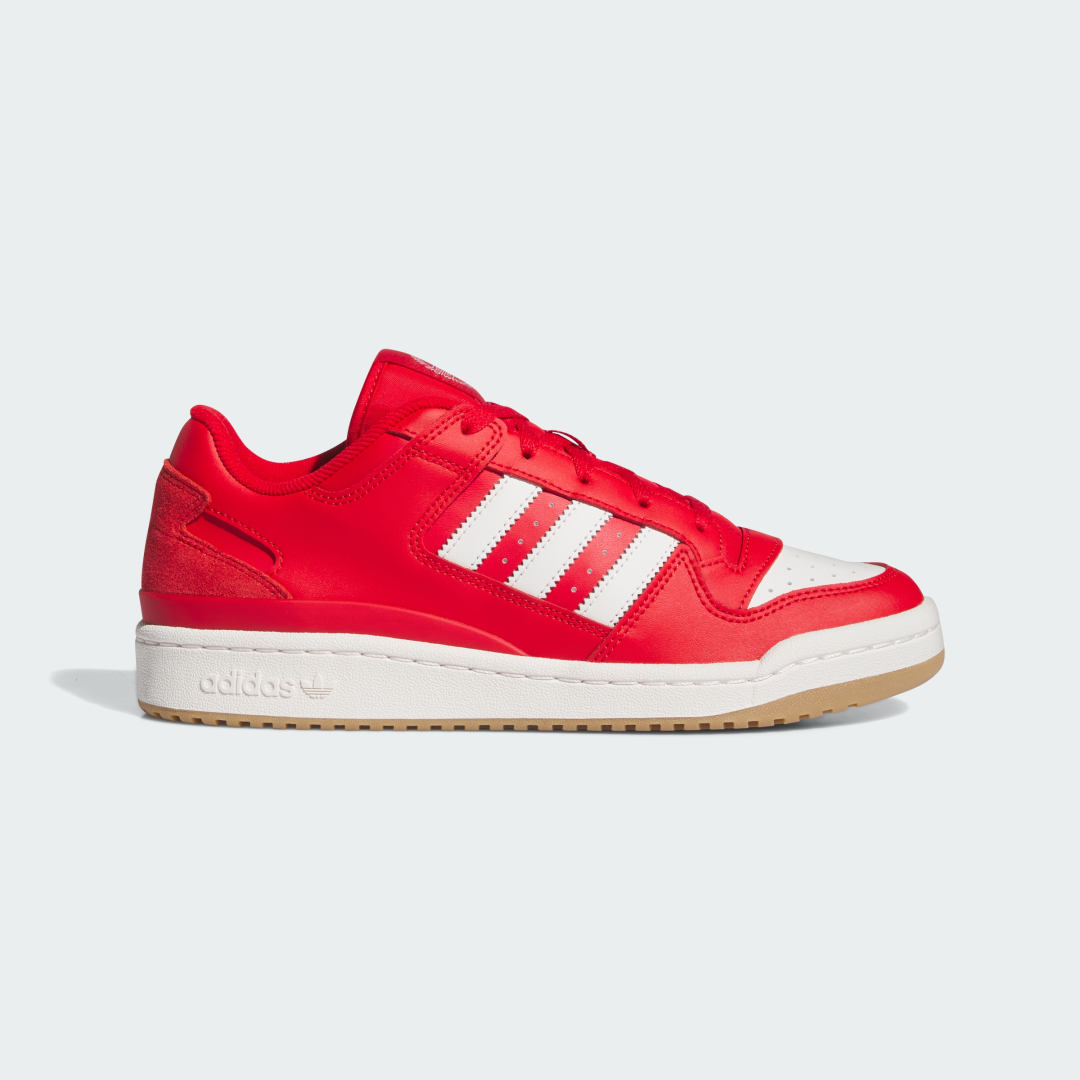 adidas Forum Low CL Shoes Basketball 7 UK Men Better Scarlet / White / Gum