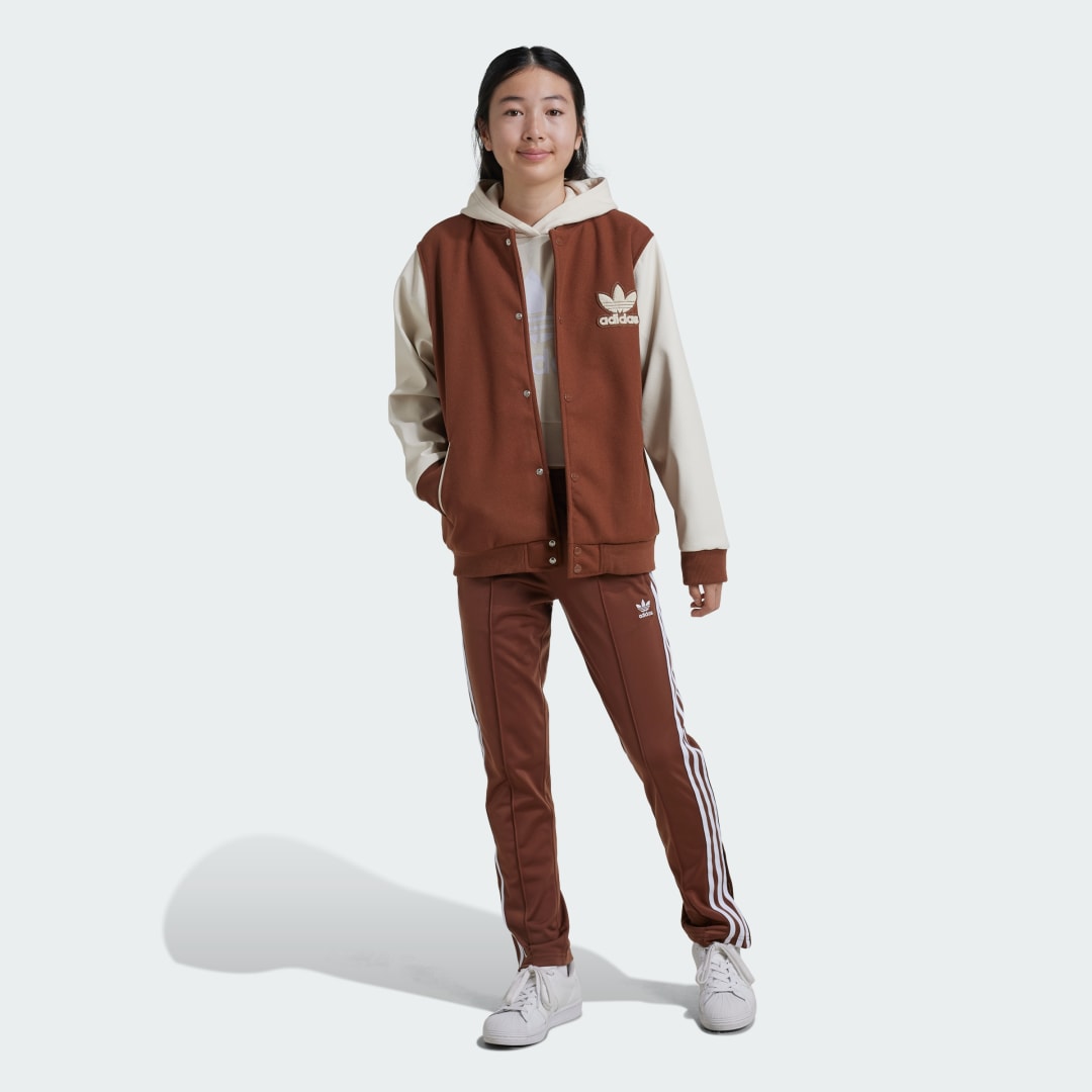 adidas Adicolor SST Open Hem Slim Track Pants Kids Lifestyle 134 Kids Preloved Brown