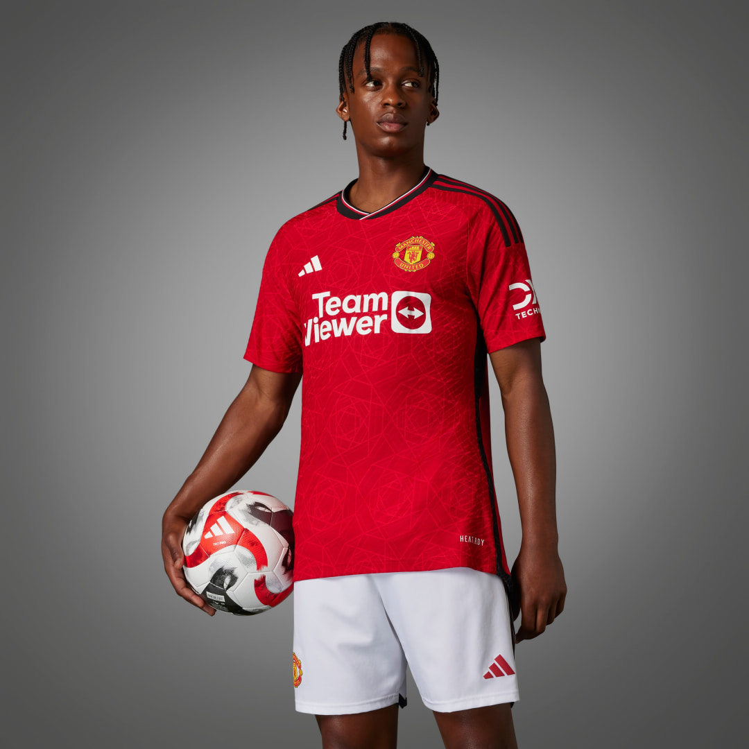 adidas Manchester United 23/24 Home Authentic Jersey Football XL Men Team Red