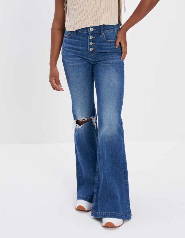 AE Ne(x)t Level Festival Flare Jean - Brilliant Blue, 8 