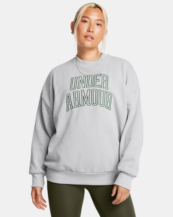 Women's UA Icon Heavyweight Terry Oversized Crew