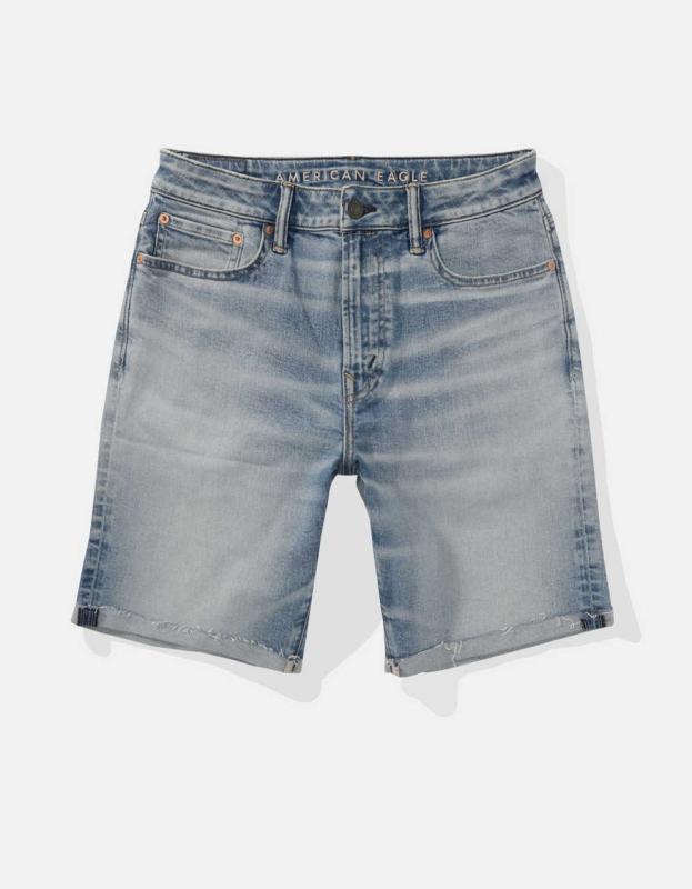 AE AirFlex+ 9" Denim Short - Medium Vintage Wash, 34 
