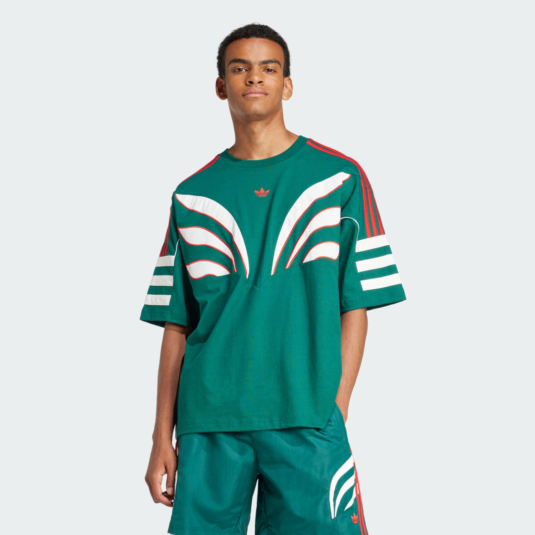 adidas Q3 Atlanta Tee Lifestyle L Men Green / White