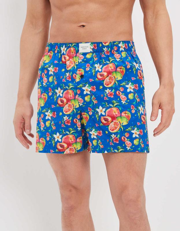 AEO Citrus Stretch Boxer Short - Bright Cobalt, S 