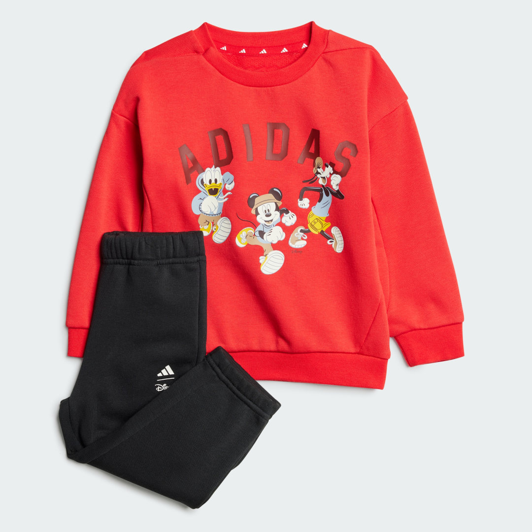 adidas Disney Mickey Mouse Jogger Set Lifestyle 2-3 Years Kids Pure Ruby / Preloved Ruby