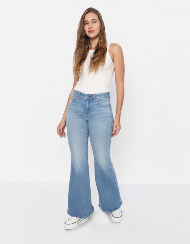 AE Stretch Festival Flare Jean - Classic Medium, 6 