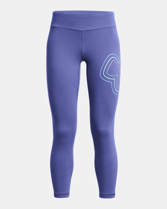 Girls' UA Motion Branded Ankle Leggings