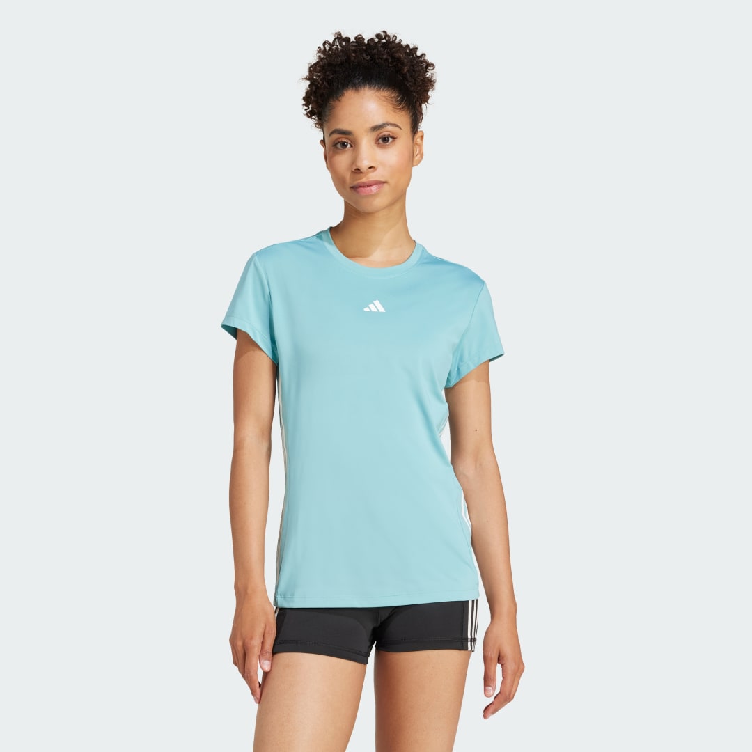 adidas Hyperglam Training Tee Training S Women Green Ton / White