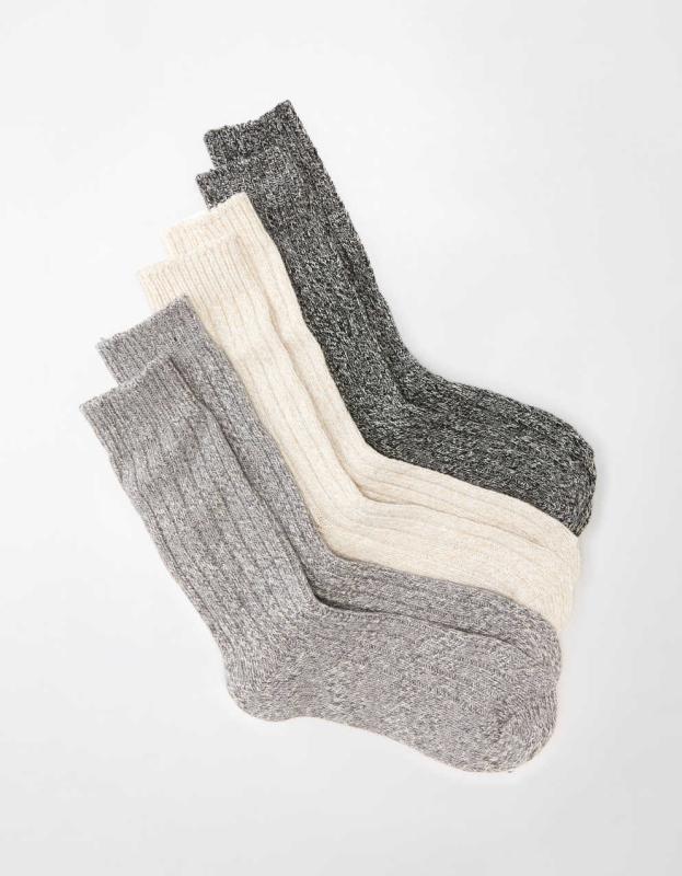 AE Chunky Boot Sock 3-Pack - Multi-Pack, One Size 