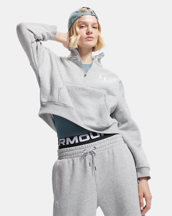 UA Icon Fleece Women's Oversized ½ Zip