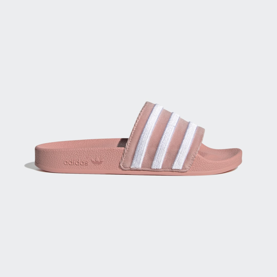 adidas Adilette Slides Lifestyle 7 UK Women Wonder Mauve / White / Wonder Mauve