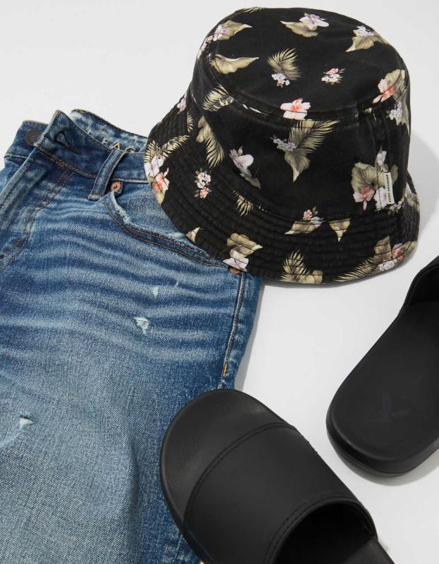 AE Reversible Bucket Hat - Bold Black, Large/X-Large 