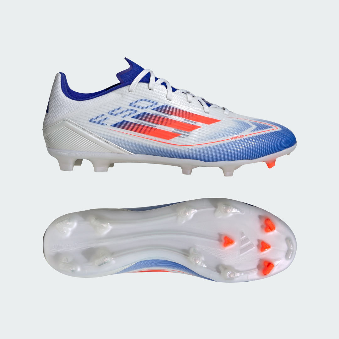 adidas F50 League Firm/Multi-Ground Boots Football 6 UK Unisex White / Red / Lucid Blue