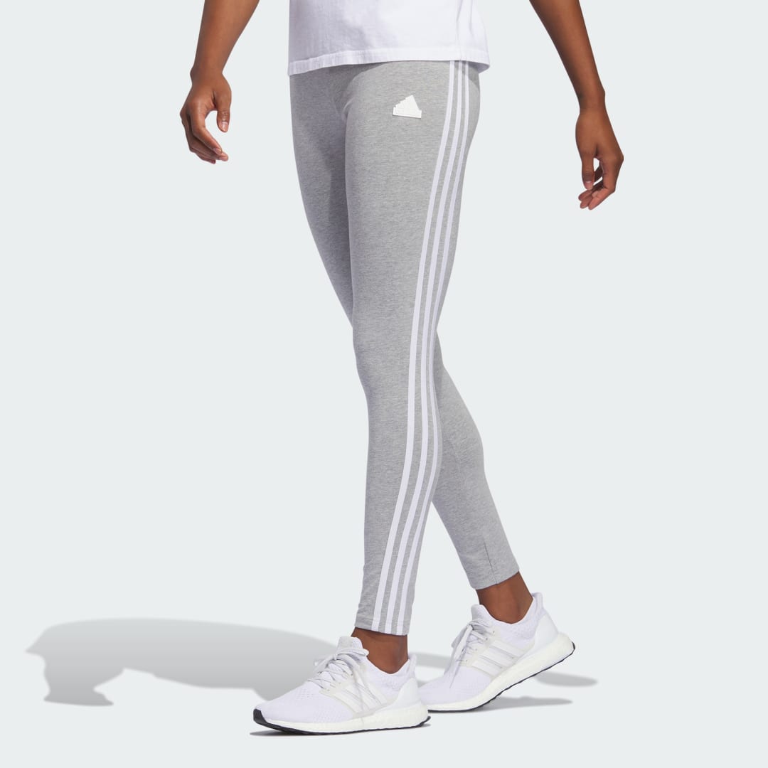 adidas Future Icons 3-Stripes Leggings Lifestyle XL Women Grey
