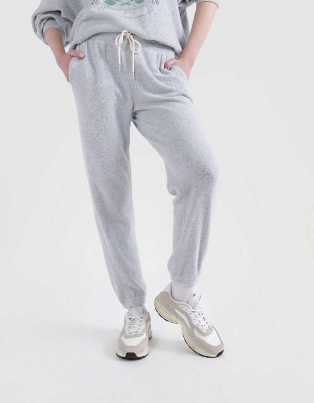 Aerie The Chill Cozy Jogger - Medium Heather Gray, M 