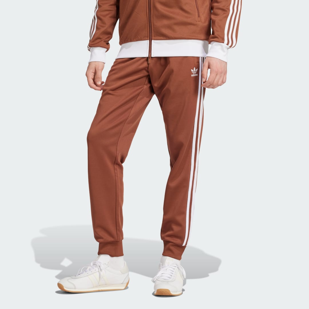 adidas Adicolor Classics SST Track Pants Lifestyle XL Men Preloved Brown