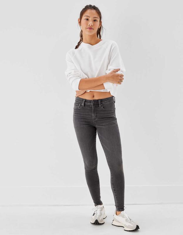 AE Next Level Super High-Waisted Jegging - Storm Dark, 00 