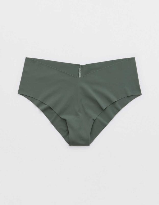 SMOOTHEZ No Show Cheeky Underwear - Royal Palm, L 