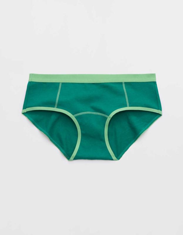 Superchill Cotton Elastic Boybrief Underwear - Green Envy, S 