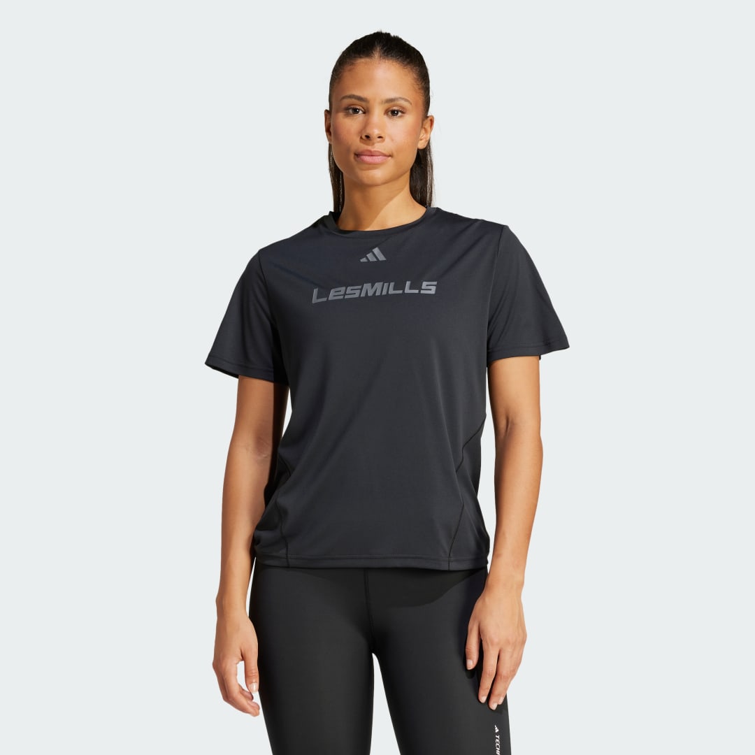 adidas Les Mills Graphic Tee Training S Women Black