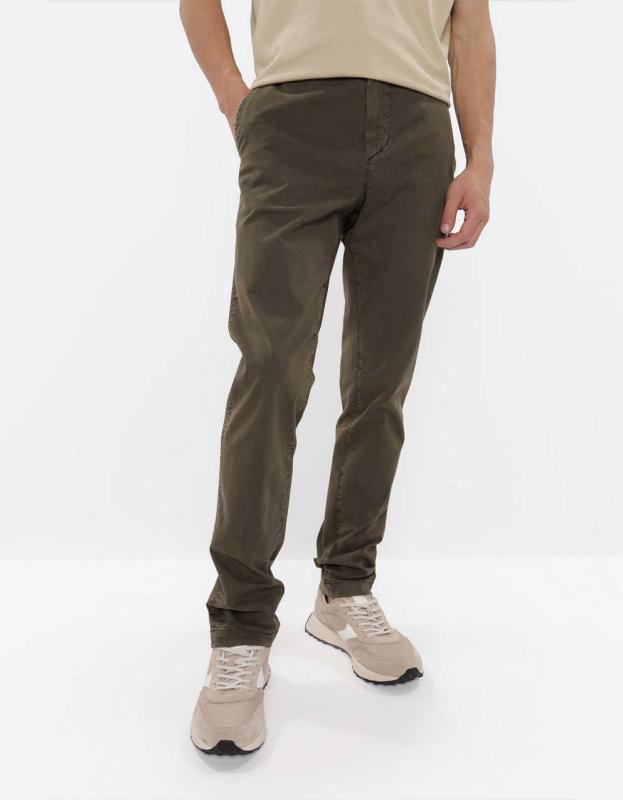 AE Flex Slim Khaki Pant - Olive Fun, 28W x 30L 