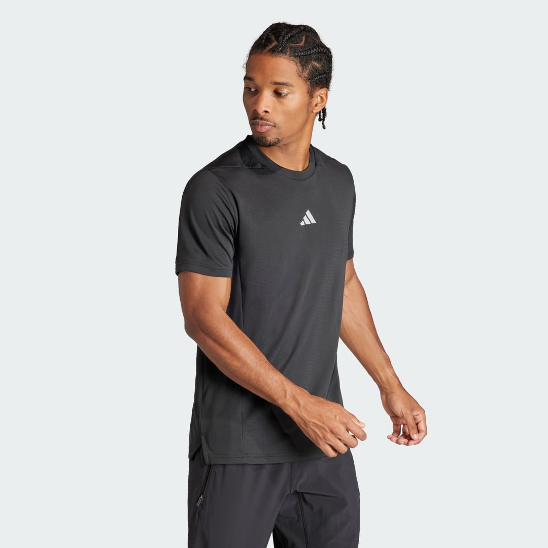 adidas Designed for Training HIIT Workout HEAT.RDY Tee Training XL Men Black