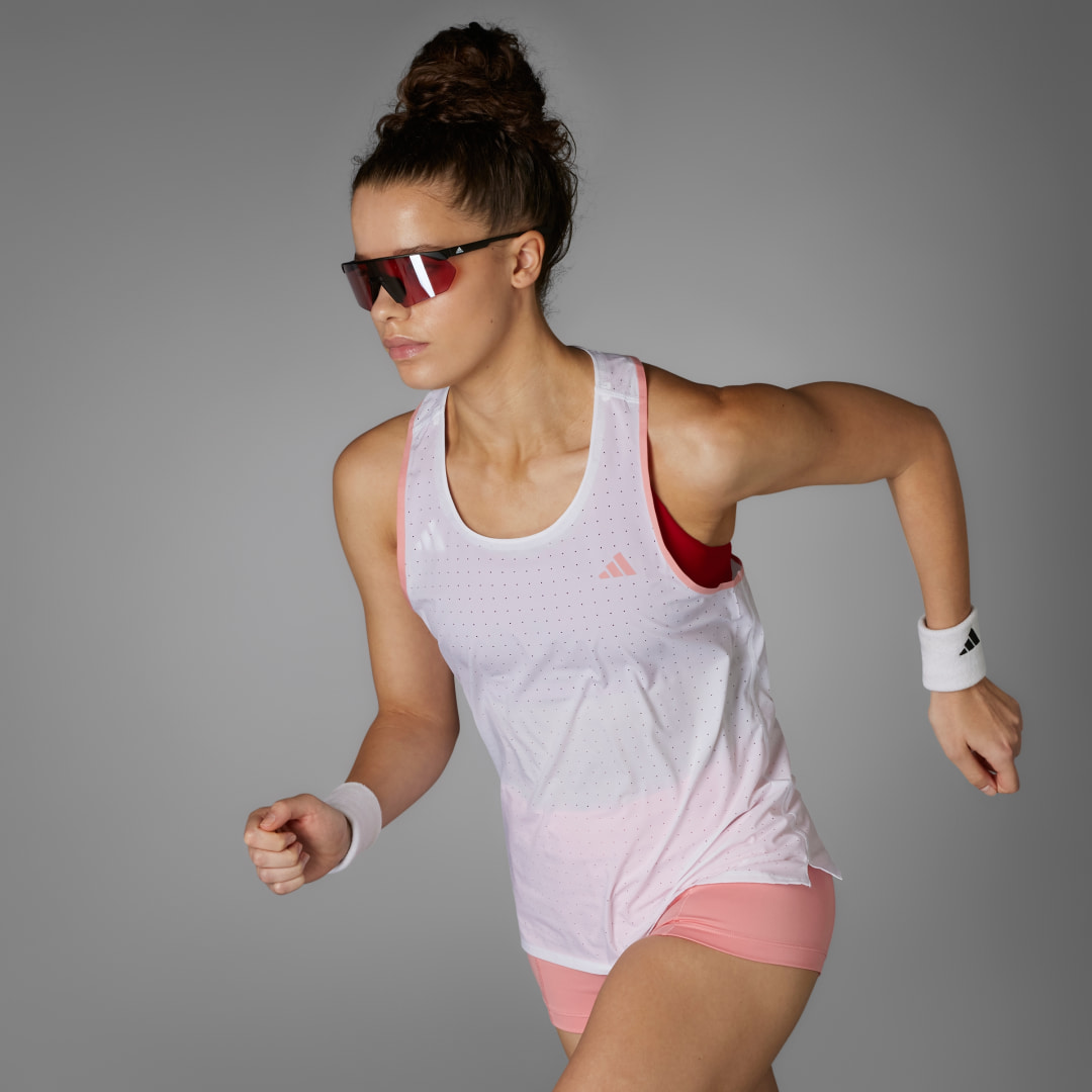 adidas Adizero Running Tank Top Running A/XS Women White