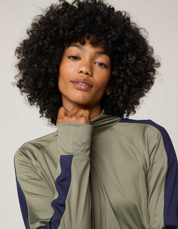 OFFLINE By Aerie Fastrack Jacket - Olive Fun, M 