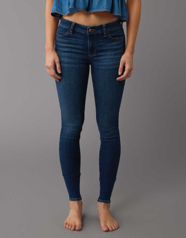AE Next Level Low-Rise Jegging - Dark Shadow, 0 