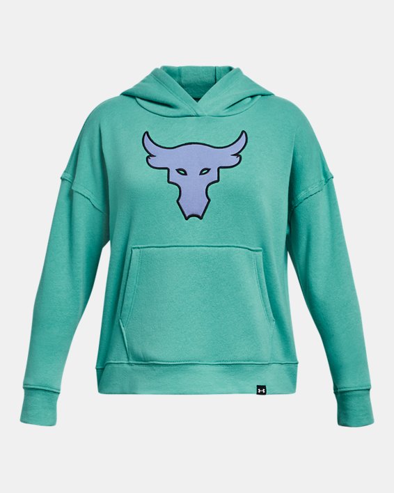 Girls' Project Rock Heavyweight Terry Brahma Bull Hoodie