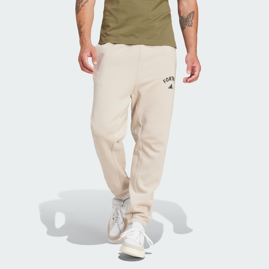 adidas adidas x Fortnite Future Icons Small Logo Tracksuit Pants Lifestyle A/3XL Men Wonder Beige
