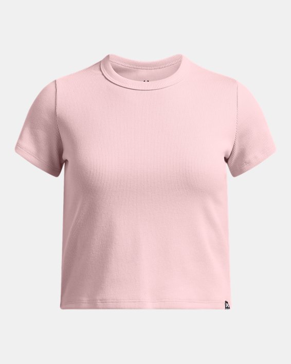 UA Rival Rib Girls' Short Sleeve