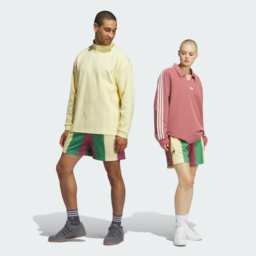 adidas Allover Print Shorts (Gender Neutral) Basketball XS,S,L,XL,3XL,A/2XS,A/XS,A/S,A/M,A/L,A/XL,A/2XL,A/3XL,A/4XL Unisex Preloved Crimson / White