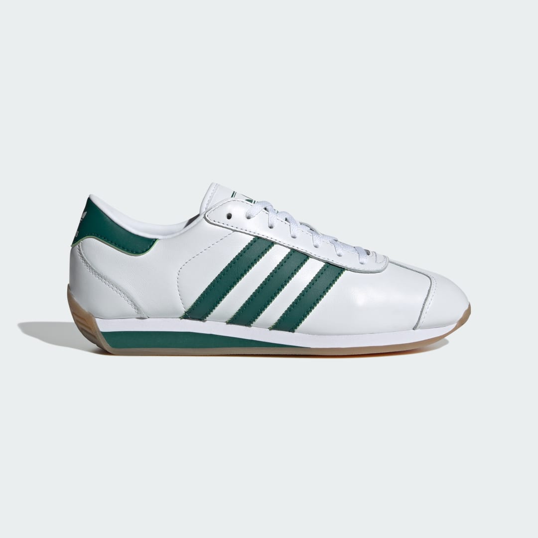 adidas Country II Shoes Lifestyle 8.5 UK Unisex White / Green / White