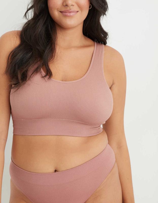 Aerie Seamless Padded Bralette - Meadow Bound, M 