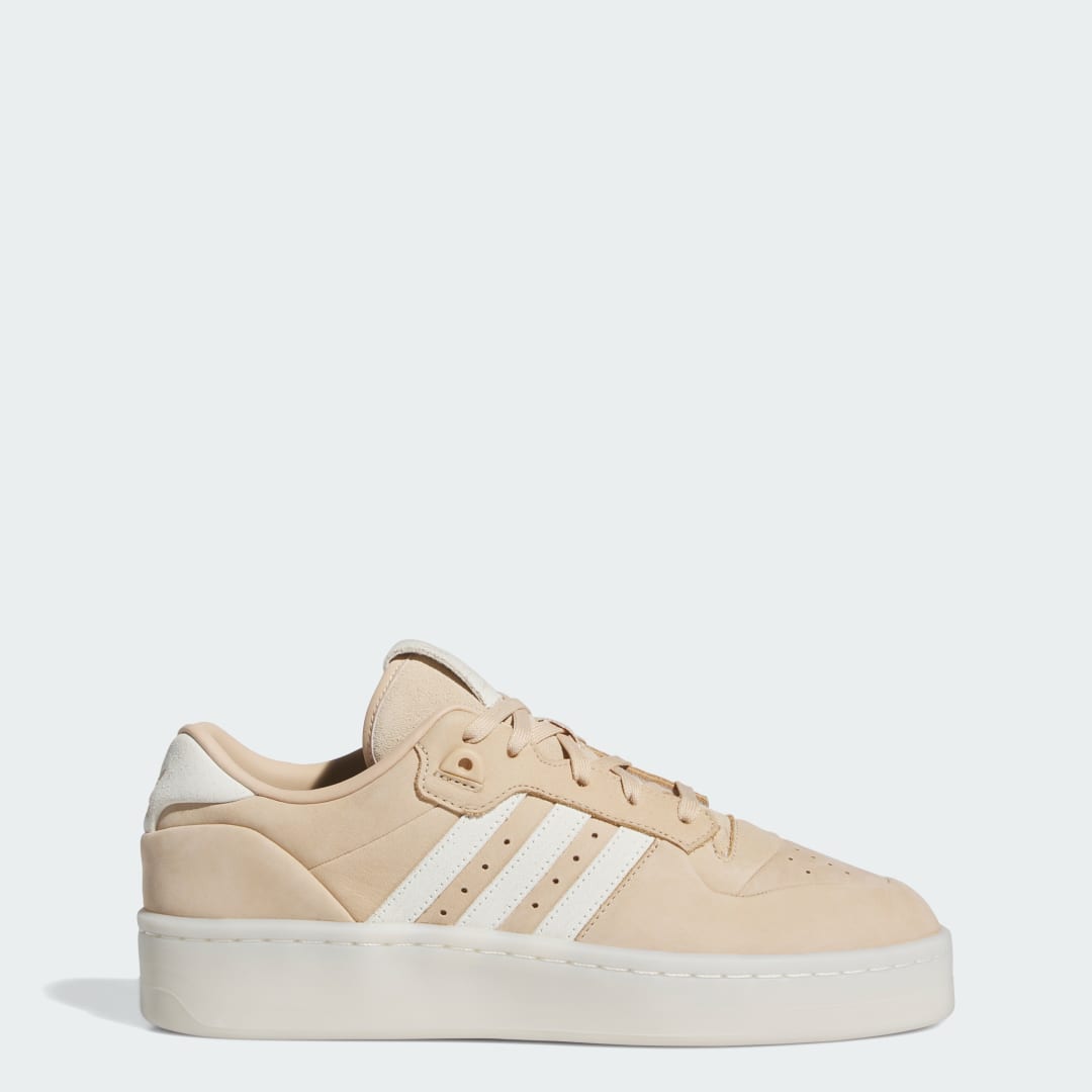 adidas Rivalry Low Lux Shoes Basketball 16 UK Unisex Magic Beige / Ivory / Active Green