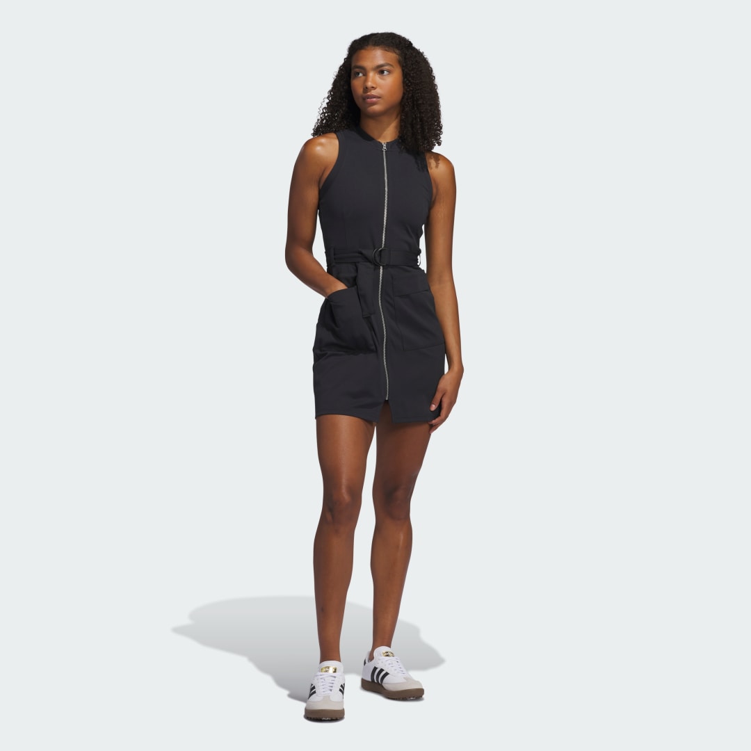 adidas Go-To Zip Dress Golf 2XL Women Black