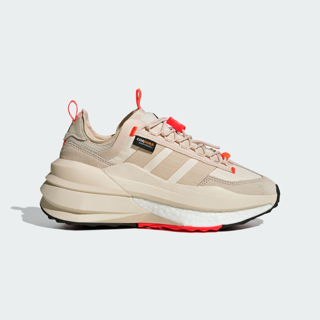 adidas Avryn_X Shoes Lifestyle,Running 8.5 UK Women Wonder White / Halo Ivory / Solar Red