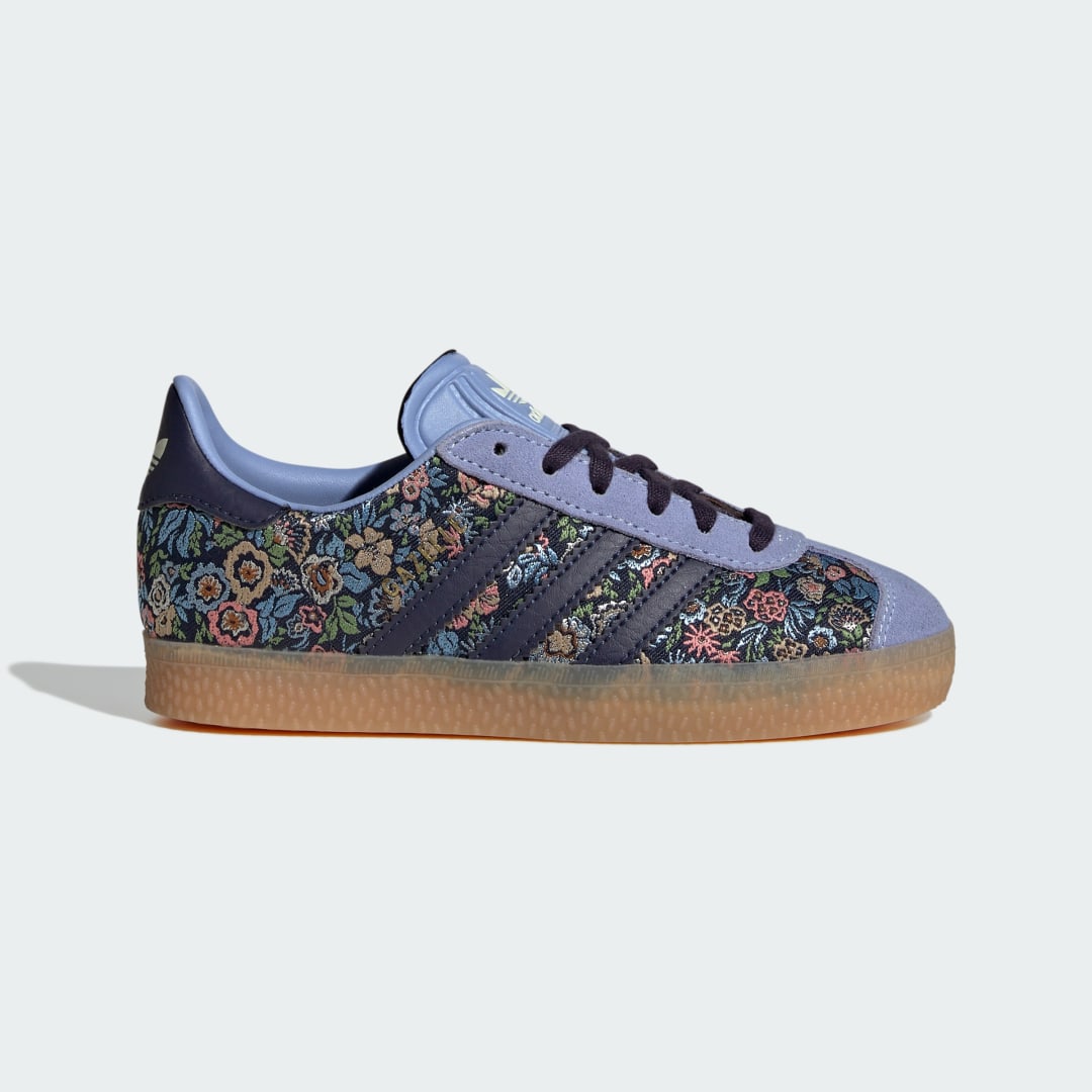adidas Gazelle x Liberty London Shoes Kids Lifestyle 1 UK Kids Supplier Colour / Supplier Colour / Gum