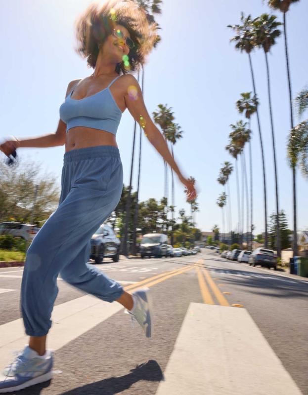 OFFLINE By Aerie Hot Stuff Jogger - Marbled Blue, XS 